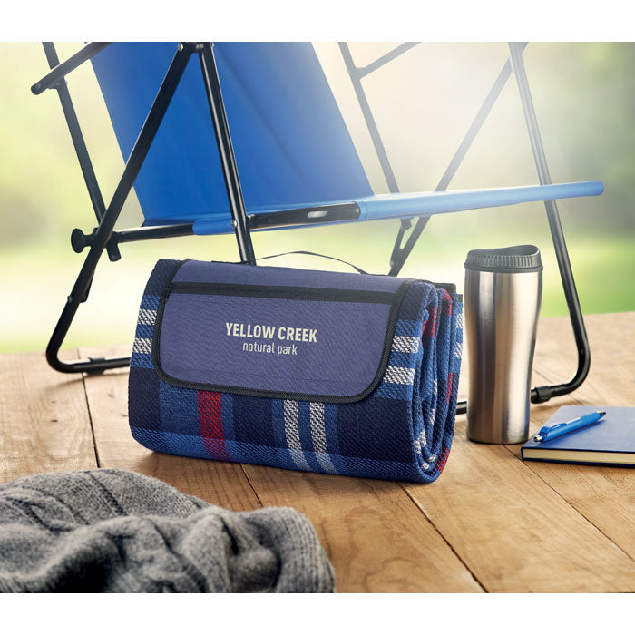 Poslovni pokloni | Promo pokloni | Promotivna sklopiva akrilna piknik deka, s tiskom logotipa