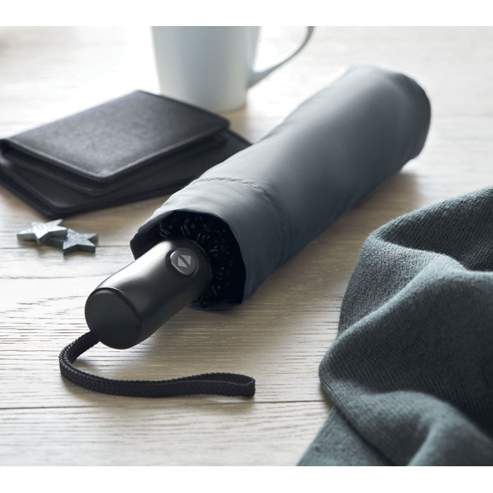 Poslovni pokloni | Promo pokloni | Promotivni automatski 23" kišobran, reklamni materijali za tisak logotipa, sive boje