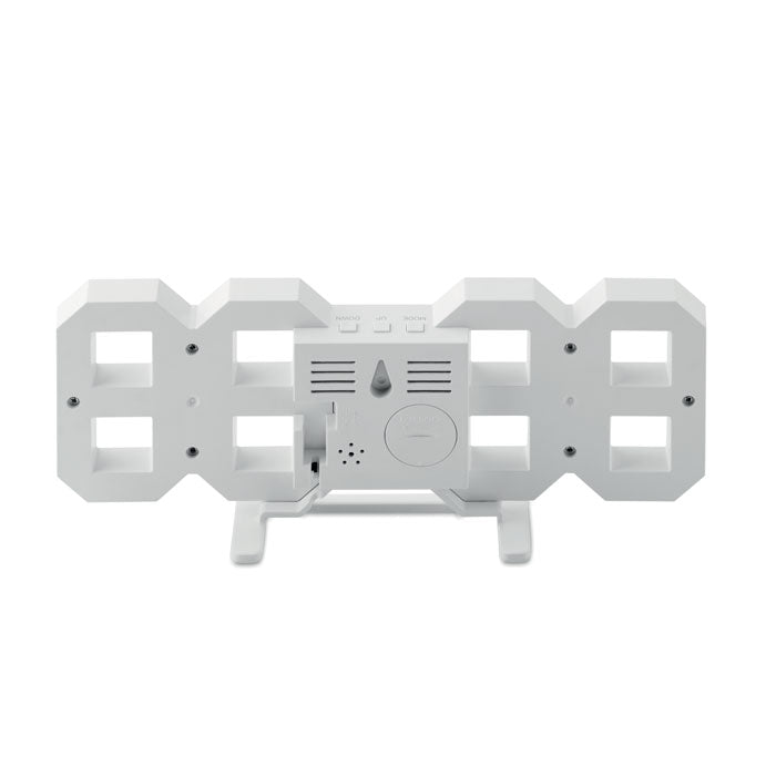 Promotivni digitalni LED sat s budilicom, s tiskom loga | Poslovni pokloni