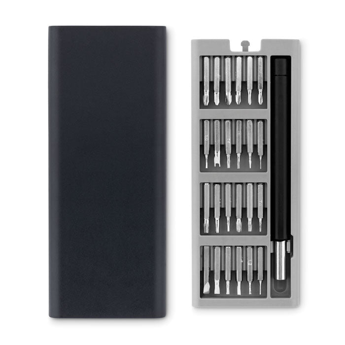 Reklamni set mini prezicnih alata, crne boje | Poslovni pokloni