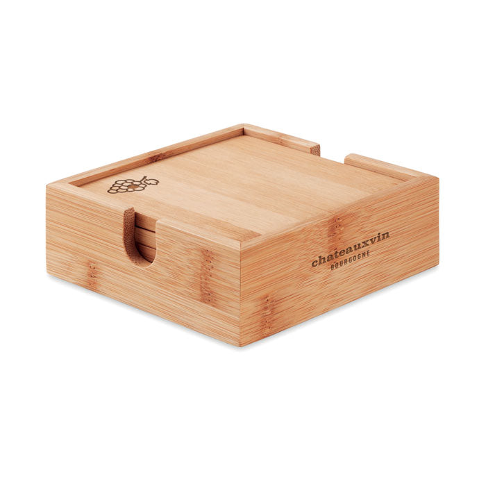 Promotivni set od 4 eko podmetača za tisak logotipa | Poslovni pokloni | Promo pokloni