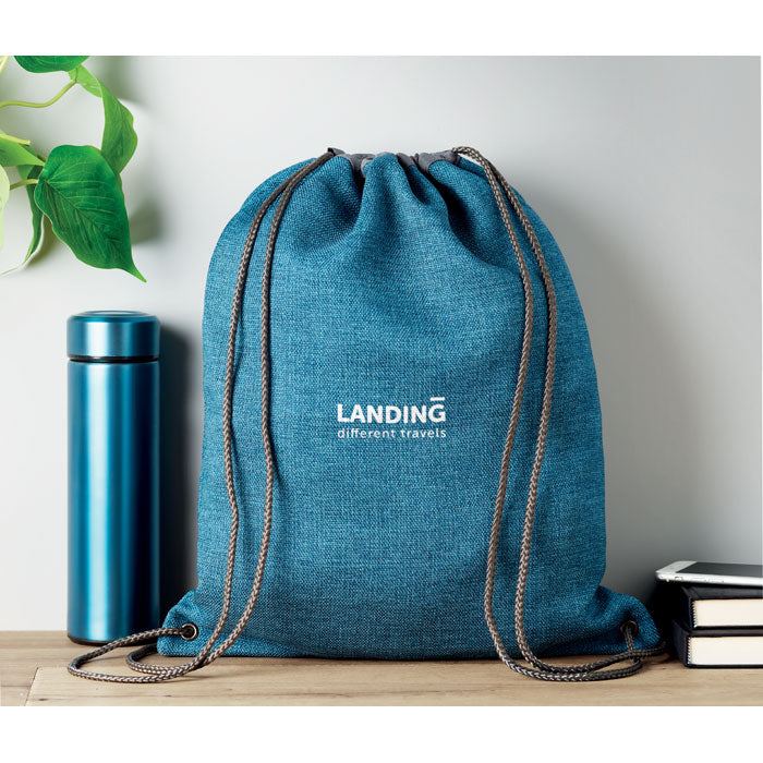 Promotivna vrećica / torba s vezicama od 1200D poliestera | Poslovni pokloni