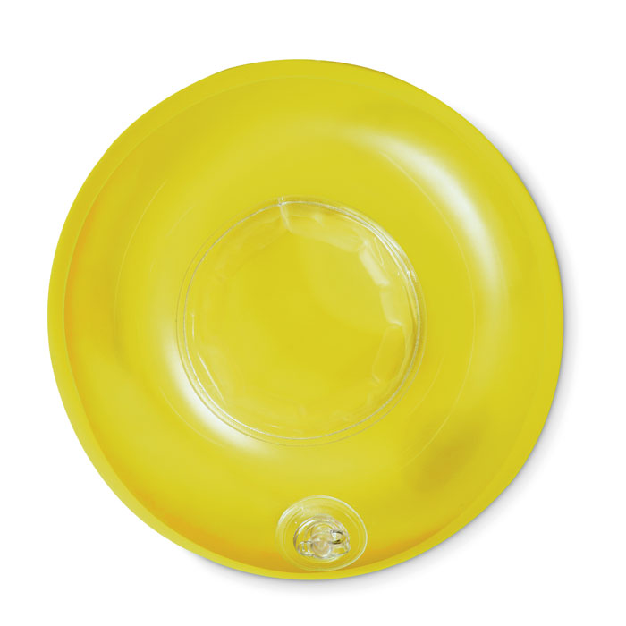 Reklamni držač za konzerve na napuhavanje žute boje za tisak logotipa | Poslovni pokloni | Promo pokloni