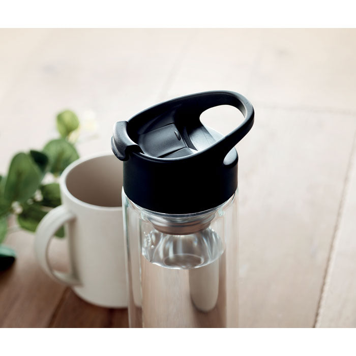 Promotivna staklena boca s dvostrukom stijenkom, 380 ml | Poslovni pokloni