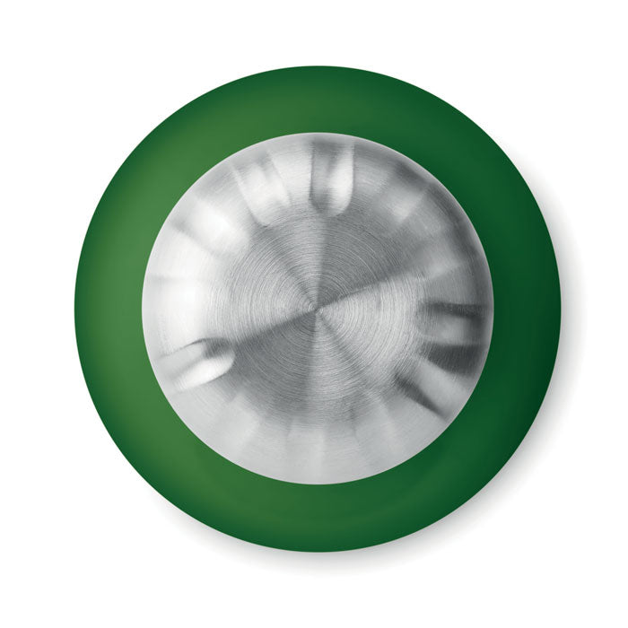 Reklamna staklena boca s metalnim čepom, 650ml, zelene boje | Poslovni pokloni