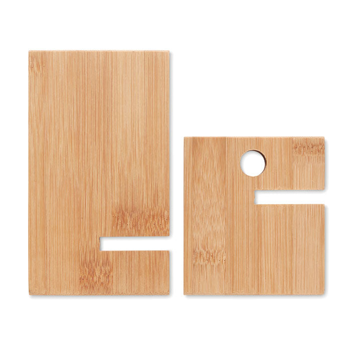 Promotivni eko stalak za mobitel od bambusa, za tisak loga | Poslovni pokloni