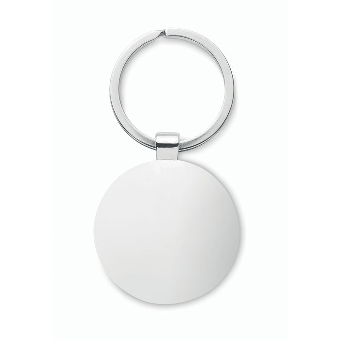 Promotivni okrugli privjesak za ključeve od metala i bambusa | Poslovni pokloni