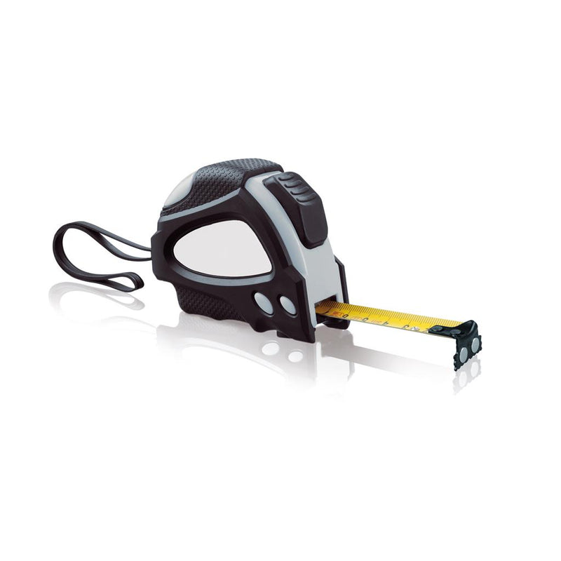 Promotivni metar / mjerna traka s automatskim zaustavljanjem 3m/16mm srebrne boje | Poslovni pokloni | Promo pokloni