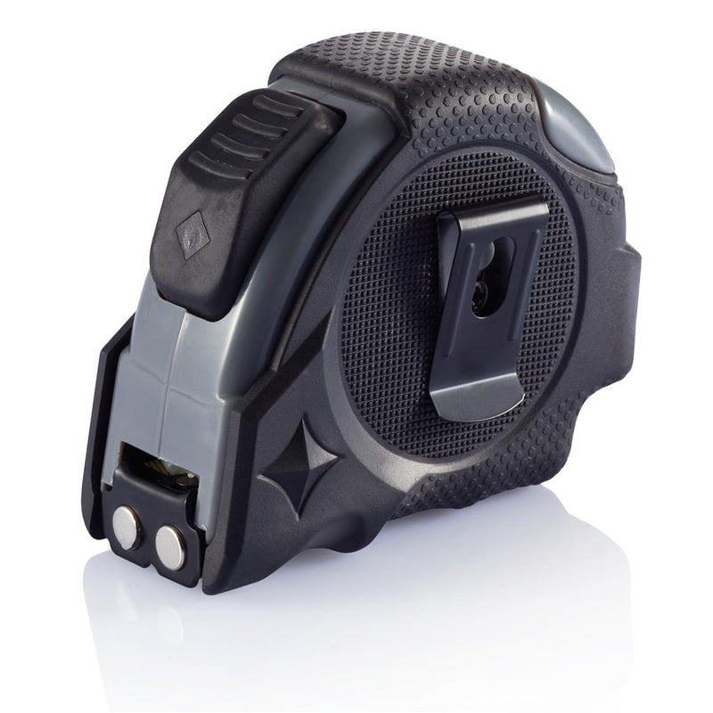 Promotivni metar / mjerna traka s automatskim zaustavljanjem 3m/16mm srebrne boje za tisak logotipa | Poslovni pokloni | Promo pokloni