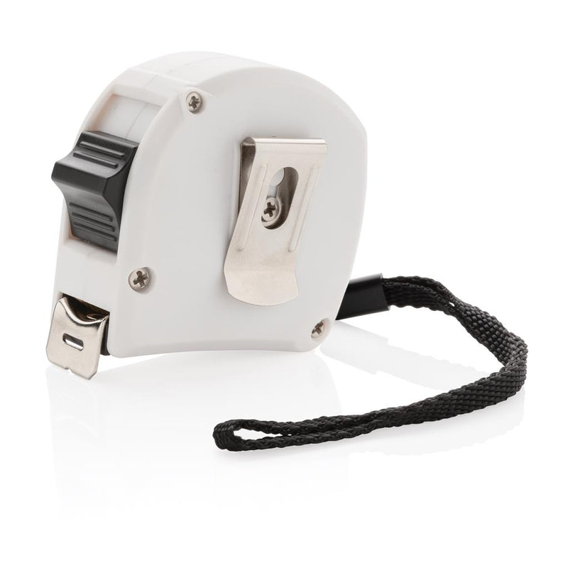 Promotivni metar od bambusa 5m/19 bijele boje | Poslovni pokloni | Promo pokloni | Reklamni pokloni