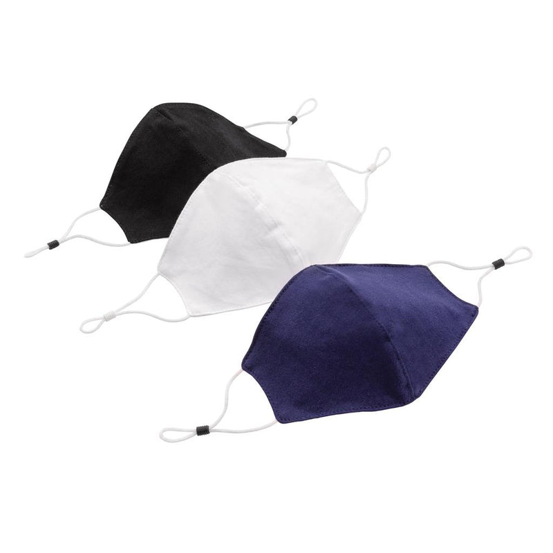 Promotivna dvoslojna pamučna maska za lice s podesivim vezicama | Poslovni pokloni