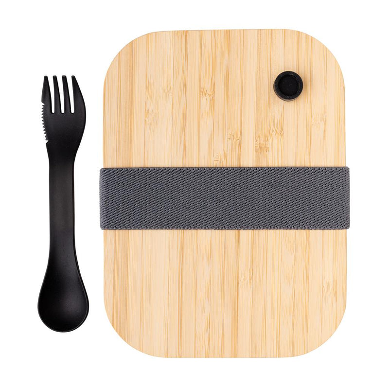 Reklamna staklena kutija za ručak s poklopcem od bambusa | Poslovni pokloni