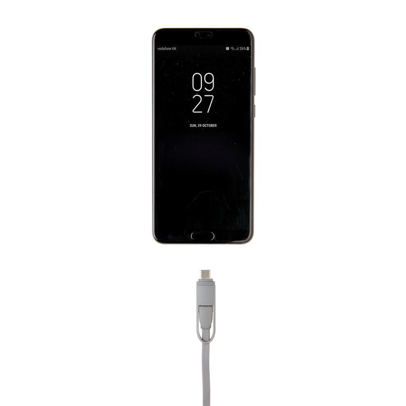 Promo 3-u-1 kabel na uvlačenje za punjenje mobilnih uređaja, za tisak loga