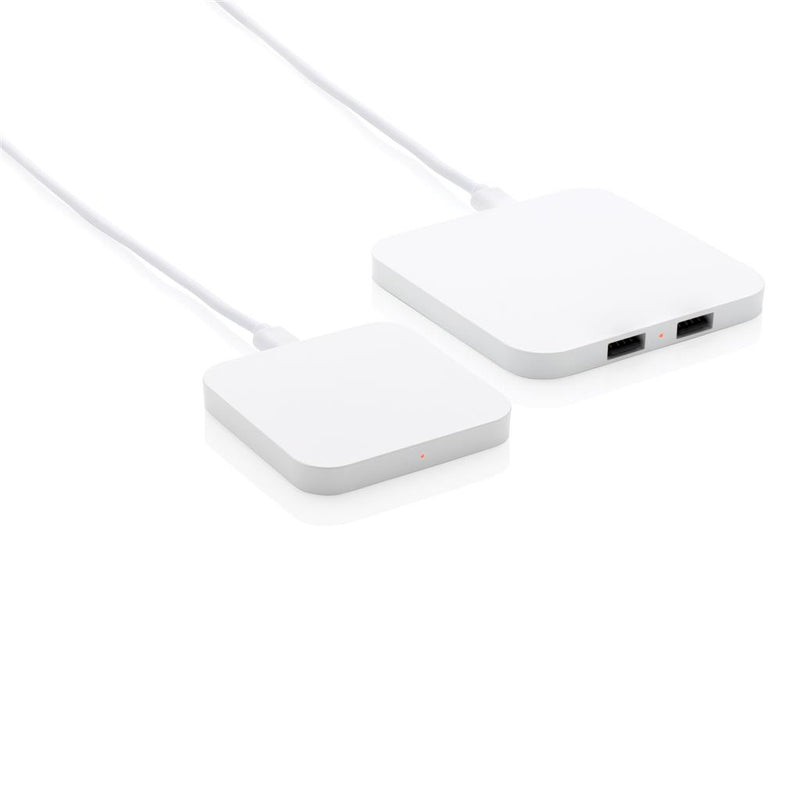 Promotivni bežični 10W punjač s usb portom | Poslovni pokloni | Promo pokloni