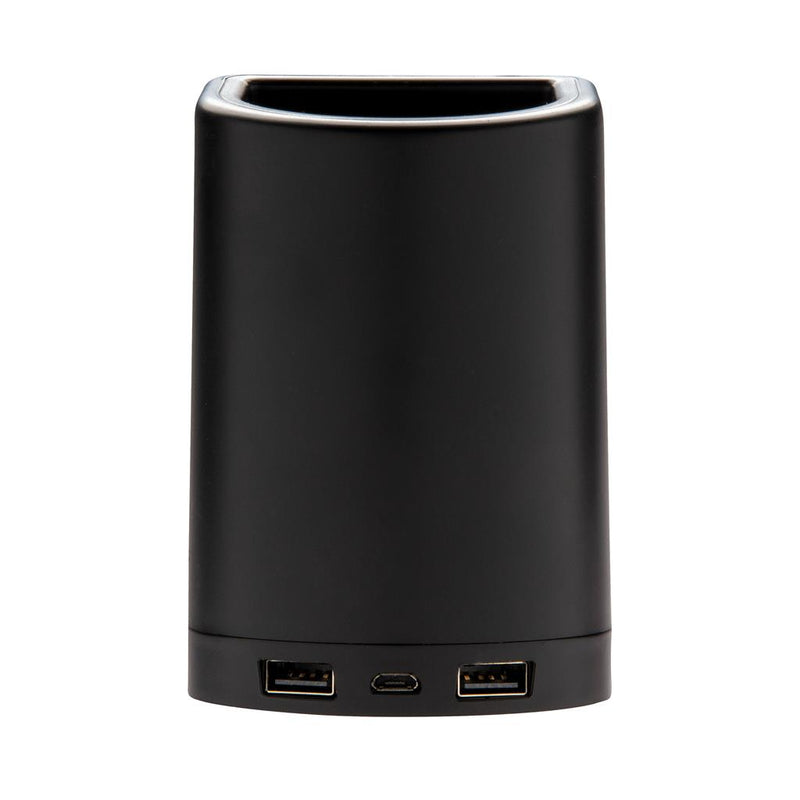 Reklamni bežični punjač i držač olovaka sa svijetećim logom | Poslovni pokloni | Promo pokloni 