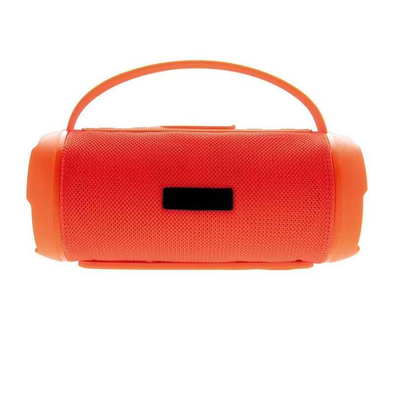 Reklamni snažni 6W vodootporni bežični zvučnik, narančaste boje | Poslovni pokloni