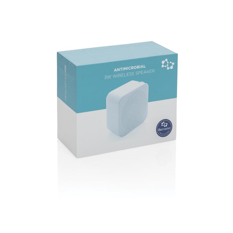 3W bežični zvučnik s antimikrobnim kućištem u poklon kutiji | Poslovni pokloni
