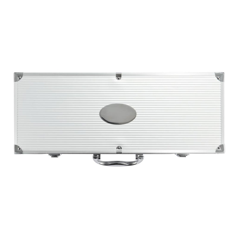 Promotivni set za roštilj od 12 dijelova u aluminijskom kovčegu promotivni materijali | Promo pokloni