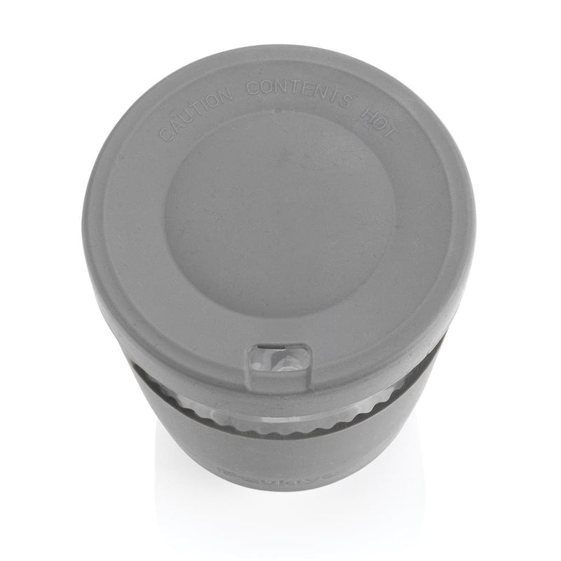 Čaša od borosilikatnog stakla sa silikonskom navlakom i poklopcem