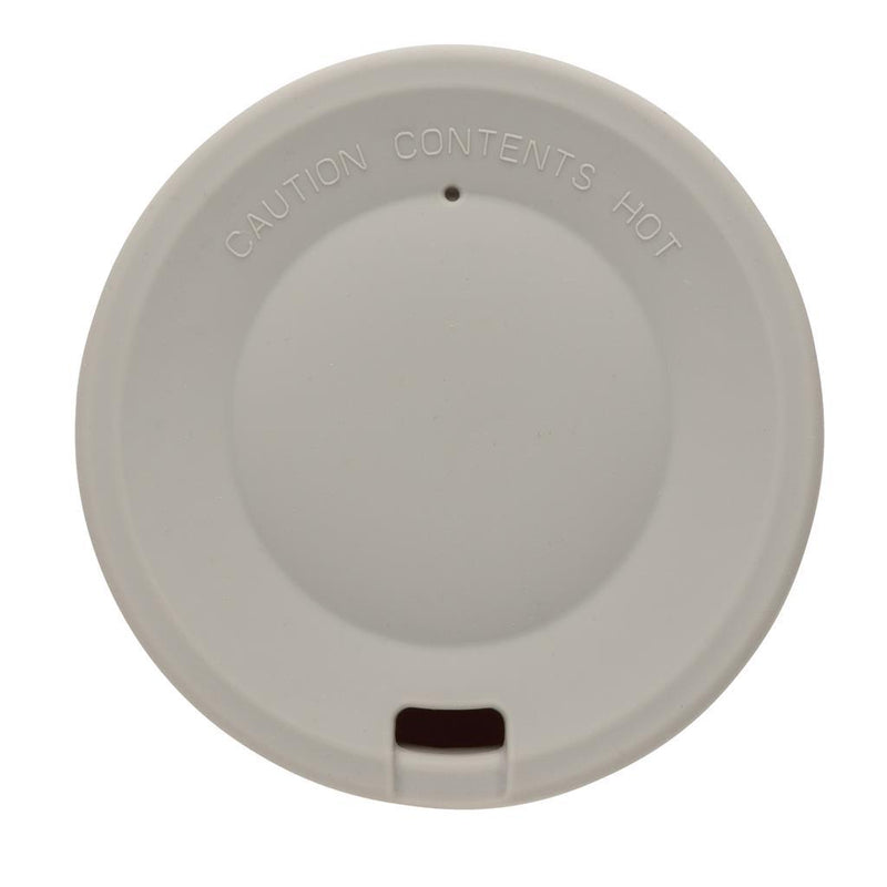 Reklamna coffe to go šalica od PLA biorazgradive plastike sive boje | Poslovni pokloni | Promo pokloni