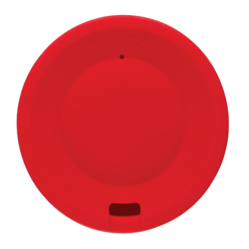 Promotivna coffe to go šalica od PLA biorazgradive plastike crvene boje | Poslovni pokloni | Promo pokloni | Promidžbeni pokloni