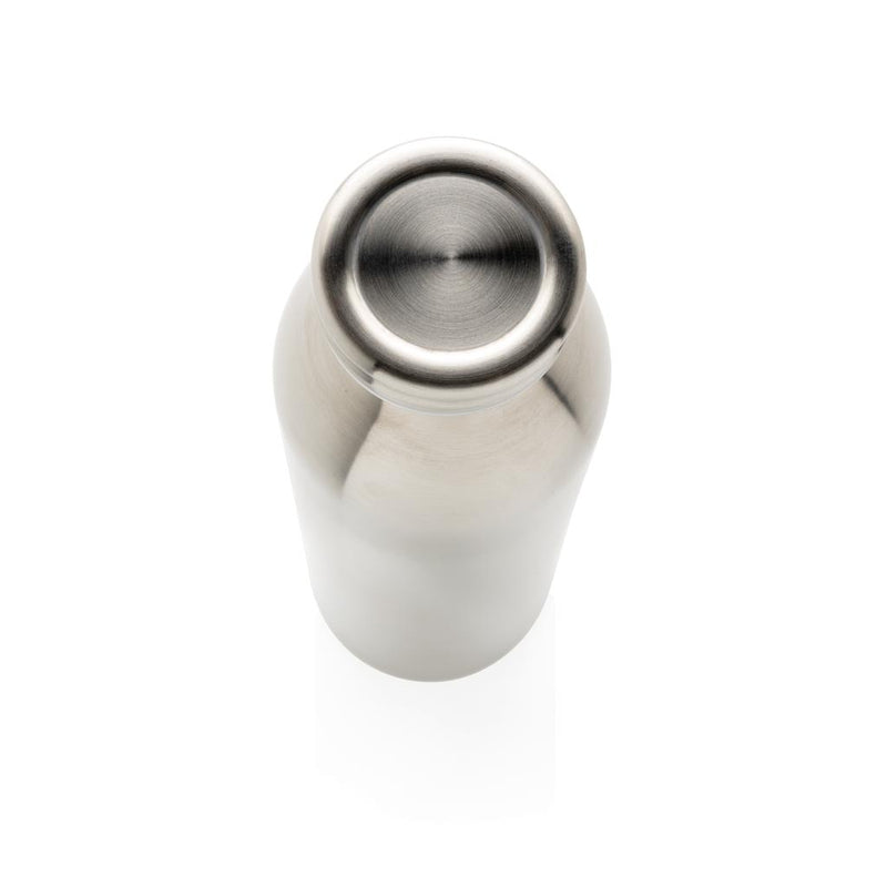 Promidžbena nepropusna vakuumska  boca izolirana bakrom sive boje | Poslovni pokloni | Promo pokloni