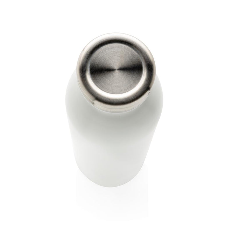 Promotivna nepropusna vakuumska  boca izolirana bakrom bijele boje | Poslovni pokloni | Promo pokloni | Promidžbeni pokloni