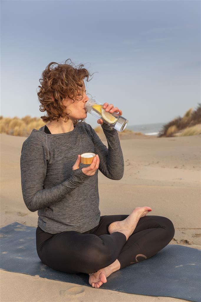 Promidžbena boca s čepom od bambusa za tisak logotipa | Poslovni pokloni | Promo pokloni