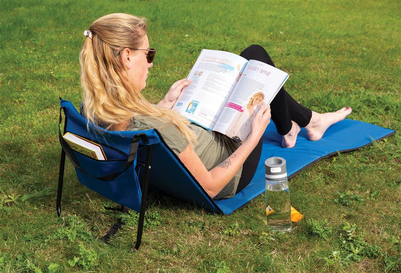 Reklamna sklopiva ležaljka plave boje | Poslovni pokloni | Promo pokloni