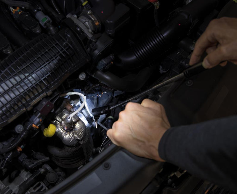 Reklamna teleskopska svjetiljka sa magnetom crna za tisak logotipa | Poslovni pokloni | Promo pokloni