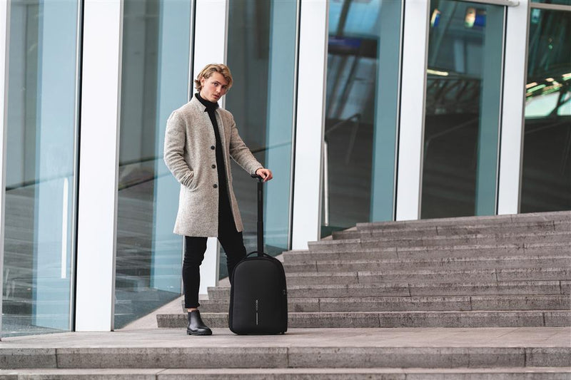 Promotivni protuprovalni ruksak trolley crne boje  | Poslovni pokloni | Promo pokloni | Promidžbeni pokloni