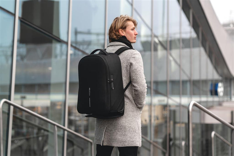 Eko protuprovalni ruksak trolley crne boje  | Poslovni pokloni | Promo pokloni