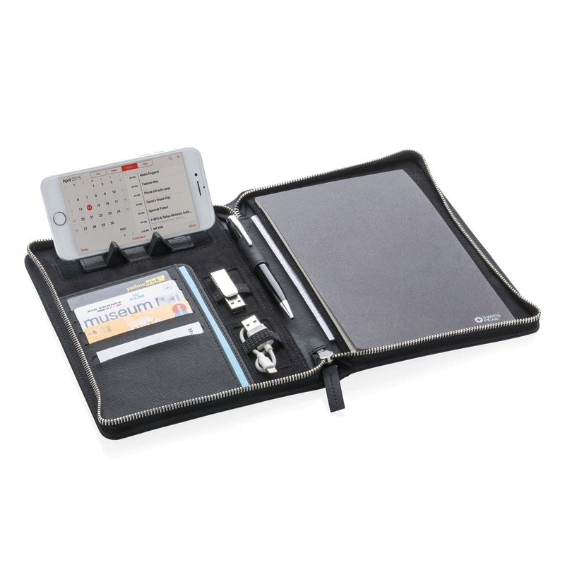 Luksuzna A5 promotivna poslovna mapa s patentnim zatvaračem | Poslovni pokloni