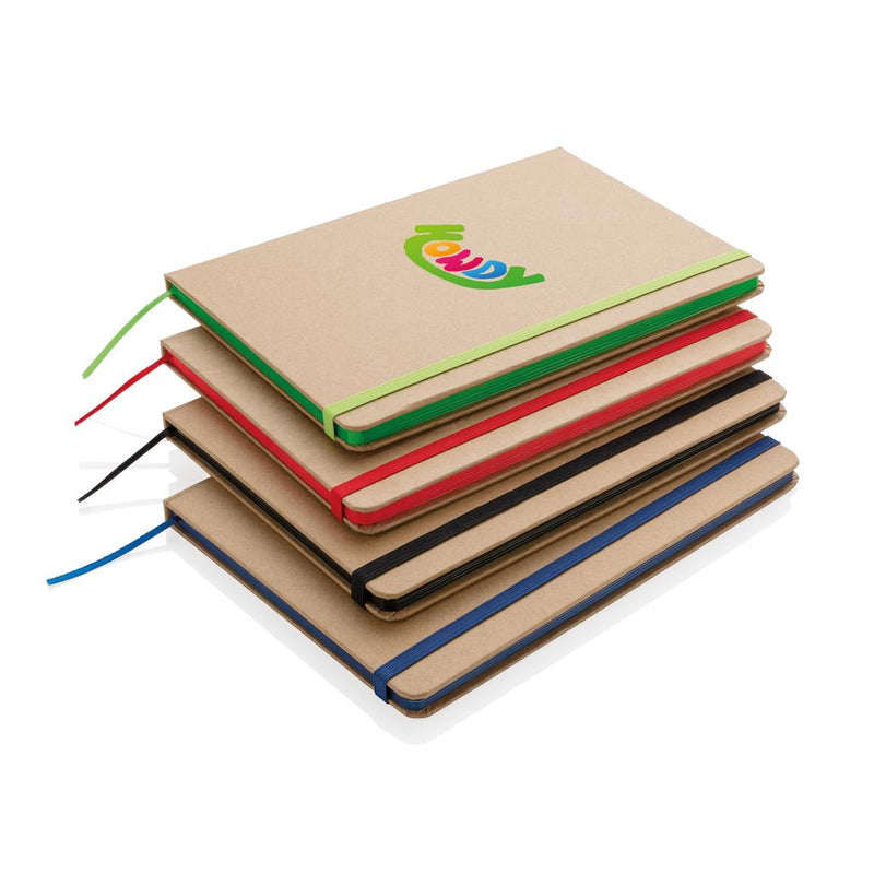 Promotivni eko notes A5 od kraft papira, s tiskom loga | Poslovni pokloni