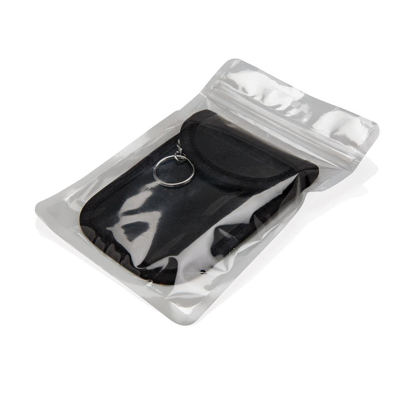 Promotivna futrola za ključeve automobila s RFID zaštitom, u poklon pakiranju | Poslovni pokloni