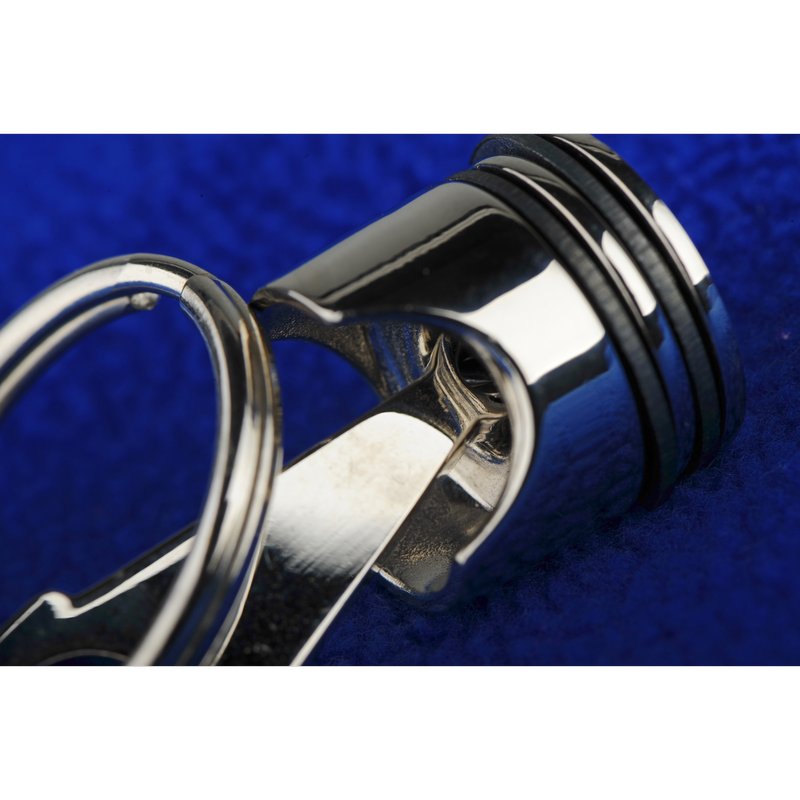 Promo privjesak za ključeve u obliku klipa motora, za lasersku gravuru loga | Poslovni pokloni