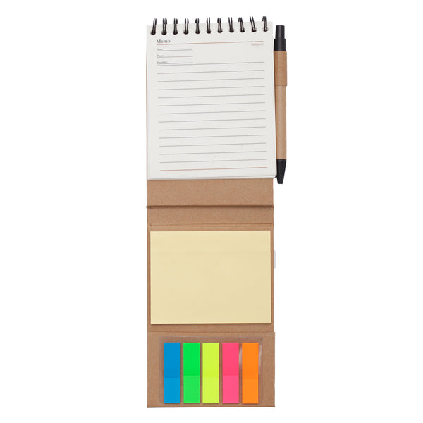 Reklamni stolni set s notesom i memo papirima | Poslovni pokloni
