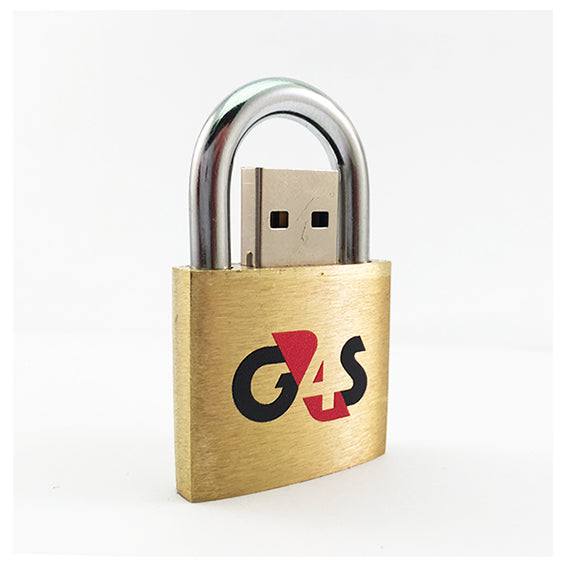 Promotivni USB stick u obliku lokota, 8Gb, za tisak loga | Poslovni pokloni